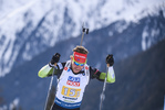 13.02.2020, xkvx, Biathlon IBU Weltmeisterschaft Antholz, Mixed Staffel, v.l. Klemen Bauer (Slovenia) in aktion / in action competes