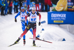 13.02.2020, xkvx, Biathlon IBU Weltmeisterschaft Antholz, Mixed Staffel, v.l. Johannes Thingnes Boe (Norway) in aktion / in action competes