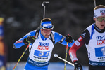 13.02.2020, xkvx, Biathlon IBU Weltmeisterschaft Antholz, Mixed Staffel, v.l. Dominik Windisch (Italy) in aktion / in action competes