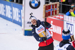 13.02.2020, xkvx, Biathlon IBU Weltmeisterschaft Antholz, Mixed Staffel, v.l. Tarjei Boe (Norway) im Ziel / at the finish