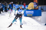 14.02.2020, xkvx, Biathlon IBU Weltmeisterschaft Antholz, Sprint Damen, v.l. Anais Bescond (France) in aktion / in action competes