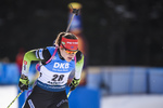 14.02.2020, xkvx, Biathlon IBU Weltmeisterschaft Antholz, Sprint Damen, v.l. Lea Einfalt (Slovenia) in aktion / in action competes