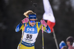 14.02.2020, xkvx, Biathlon IBU Weltmeisterschaft Antholz, Sprint Damen, v.l. Hanna Oeberg (Sweden) in aktion / in action competes