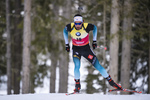 15.02.2020, xkvx, Biathlon IBU Weltmeisterschaft Antholz, Sprint Herren, v.l. Martin Fourcade (France) in aktion / in action competes