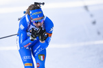 16.02.2020, xkvx, Biathlon IBU Weltmeisterschaft Antholz, Verfolgung Damen, v.l. Lisa Vittozzi (Italy) in aktion / in action competes