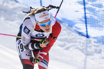 16.02.2020, xkvx, Biathlon IBU Weltmeisterschaft Antholz, Verfolgung Damen, v.l. Katharina Innerhofer (Austria) in aktion / in action competes