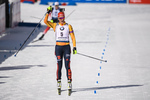 16.02.2020, xkvx, Biathlon IBU Weltmeisterschaft Antholz, Verfolgung Damen, v.l. Denise Herrmann (Germany) im Ziel / in the finish