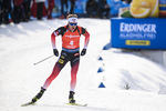 16.02.2020, xkvx, Biathlon IBU Weltmeisterschaft Antholz, Verfolgung Herren, v.l. Tarjei Boe (Norway) in aktion / in action competes