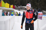 19.02.2020, xkvx, Biathlon IBU Weltmeisterschaft Antholz, Einzel Herren, v.l. Felix Leitner (Austria) schaut / looks on
