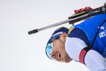 19.02.2020, xkvx, Biathlon IBU Weltmeisterschaft Antholz, Einzel Herren, v.l. Joscha Burkhalter (Switzerland) im Ziel / in the finish