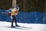 20.02.2020, xkvx, Biathlon IBU Weltmeisterschaft Antholz, Single Mixed Staffel, v.l. Erik Lesser (Germany) in aktion / in action competes
