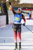 20.02.2020, xkvx, Biathlon IBU Weltmeisterschaft Antholz, Single Mixed Staffel, v.l. Johannes Thingnes Boe (Norway) gewinnt die Goldmedaille / wins the gold medal