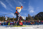 22.02.2020, xkvx, Biathlon IBU Weltmeisterschaft Antholz, Staffel Herren, v.l. Philipp Horn (Germany) in aktion / in action competes