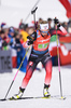 22.02.2020, xkvx, Biathlon IBU Weltmeisterschaft Antholz, Staffel Damen, v.l. Ingrid Landmark Tandrevold (Norway) in aktion / in action competes