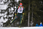 28.02.2020, xkvx, Biathlon DSV Deutschlandpokal Ruhpolding, Sprint - maennlich, v.l. Max Barchewitz (Germany)  / 