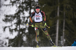 28.02.2020, xkvx, Biathlon DSV Deutschlandpokal Ruhpolding, Sprint - maennlich, v.l. Oscar Barchewitz (Germany)  / 