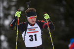 28.02.2020, xkvx, Biathlon DSV Deutschlandpokal Ruhpolding, Sprint - maennlich, v.l. Oscar Barchewitz (Germany)  / 
