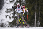 28.02.2020, xkvx, Biathlon DSV Deutschlandpokal Ruhpolding, Sprint - maennlich, v.l. Christoph Mueller (Germany)  / 