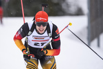 28.02.2020, xkvx, Biathlon DSV Deutschlandpokal Ruhpolding, Sprint - maennlich, v.l. Simon Kaiser (Germany)  / 