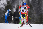 28.02.2020, xkvx, Biathlon DSV Deutschlandpokal Ruhpolding, Sprint - maennlich, v.l. Felix Kuschel (Germany)  / 