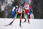 28.02.2020, xkvx, Biathlon DSV Deutschlandpokal Ruhpolding, Sprint - maennlich, v.l. Felix Kuschel (Germany)  / 