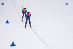 28.02.2020, xkvx, Biathlon DSV Deutschlandpokal Ruhpolding, Sprint - weiblich, v.l. Lena Hartl (Germany)  / 