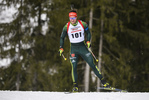 29.01.2020, xkvx, Biathlon DSV Deutschlandpokal Ruhpolding, Massenstart - maennlich, v.l. Max Barchewitz (Germany)  / 