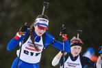 29.01.2020, xkvx, Biathlon DSV Deutschlandpokal Ruhpolding, Massenstart - weiblich, v.l. Lena Haslach (Germany)  / 