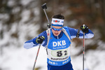 01.03.2020, xkvx, Biathlon DSV Deutschlandpokal Ruhpolding, Staffel - maennlich, v.l. Florian Arsan (Germany)  / 