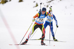 01.03.2020, xkvx, Biathlon DSV Deutschlandpokal Ruhpolding, Staffel - maennlich, v.l. Felix Kuschel (Germany)  / 
