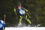 01.03.2020, xkvx, Biathlon DSV Deutschlandpokal Ruhpolding, Staffel - maennlich, v.l. Janik Loew (Germany)  / 
