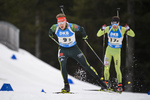 01.03.2020, xkvx, Biathlon DSV Deutschlandpokal Ruhpolding, Staffel - maennlich, v.l. Marvin Schumacher (Germany)  / 