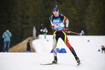 01.03.2020, xkvx, Biathlon DSV Deutschlandpokal Ruhpolding, Staffel - maennlich, v.l. Fabian Kaskel (Germany)  / 