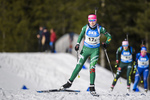 01.03.2020, xkvx, Biathlon DSV Deutschlandpokal Ruhpolding, Staffel - weiblich, v.l. Lea Herrmann (Germany)  / 