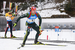 01.03.2020, xkvx, Biathlon DSV Deutschlandpokal Ruhpolding, Staffel - maennlich, v.l. Max Barchewitz (Germany)  / 