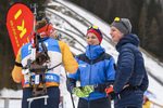 01.03.2020, xkvx, Biathlon DSV Deutschlandpokal Ruhpolding, Staffel - maennlich, v.l. Tim Grotian (Germany), Raphael Lankes (Germany) und Lucas Lechner (Germany)  / 