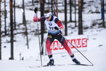 12.03.2020, xkvx, Biathlon IBU Weltcup Kontiolathi, Sprint Herren, v.l. Erlend Bjoentegaard (Norway) in aktion / in action competes