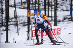 12.03.2020, xkvx, Biathlon IBU Weltcup Kontiolathi, Sprint Herren, v.l. Simon Schempp (Germany) in aktion / in action competes