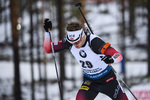 12.03.2020, xkvx, Biathlon IBU Weltcup Kontiolathi, Sprint Herren, v.l. Tarjei Boe (Norway) in aktion / in action competes