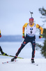12.03.2020, xkvx, Biathlon IBU Weltcup Kontiolathi, Sprint Herren, v.l. Benedikt Doll (Germany) in aktion / in action competes