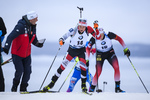 12.03.2020, xkvx, Biathlon IBU Weltcup Kontiolathi, Sprint Herren, v.l. Felix Leitner (Austria) in aktion / in action competes