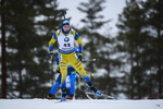 12.03.2020, xkvx, Biathlon IBU Weltcup Kontiolathi, Sprint Herren, v.l. Sebastian Samuelsson (Sweden) in aktion / in action competes