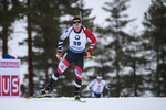 12.03.2020, xkvx, Biathlon IBU Weltcup Kontiolathi, Sprint Herren, v.l. David Komatz (Austria) in aktion / in action competes