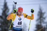 12.03.2020, xkvx, Biathlon IBU Weltcup Kontiolathi, Sprint Herren, v.l. Arnd Peiffer (Germany) in aktion / in action competes