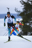 12.03.2020, xkvx, Biathlon IBU Weltcup Kontiolathi, Sprint Herren, v.l. Quentin Fillon Maillet (France) in aktion / in action competes