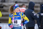 13.03.2020, xkvx, Biathlon IBU Weltcup Kontiolathi, Sprint Damen, v.l. Hanna Oeberg (Sweden) schaut / looks on