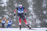 13.03.2020, xkvx, Biathlon IBU Weltcup Kontiolathi, Sprint Damen, v.l. Synnoeve Solemdal (Norway) in aktion / in action competes