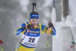13.03.2020, xkvx, Biathlon IBU Weltcup Kontiolathi, Sprint Damen, v.l. Elvira Oeberg (Sweden) in aktion / in action competes