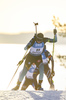 14.03.2020, xkvx, Biathlon IBU Weltcup Kontiolathi, Verfolgung Damen, v.l. Julia Simon (France) in aktion / in action competes