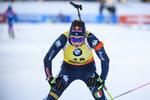 14.03.2020, xkvx, Biathlon IBU Weltcup Kontiolathi, Verfolgung Damen, v.l. Dorothea Wierer (Italy) im Ziel / in the finish